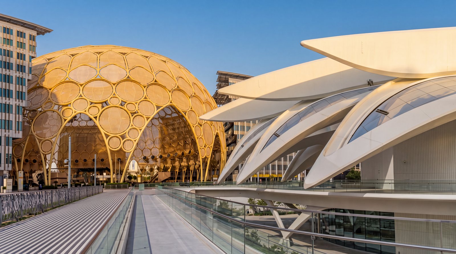 UAE Pavilion with architectural solar technology